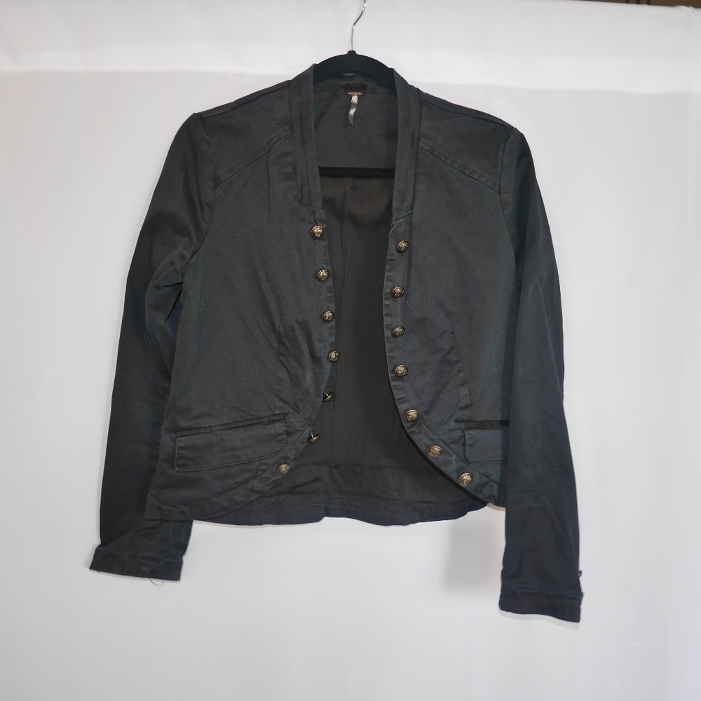 Free People Black Jacket